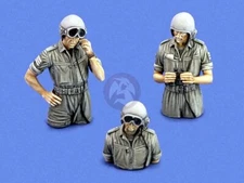 Royal Model 1/35 Israeli IDF Tank Crew Yom Kippur War 1973 (3 Half-figures) 931