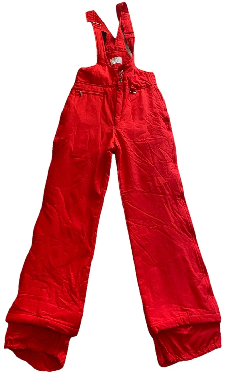 GUC Vintage Bogner Women's Red Snow Bib Ski Pants Winter Outdoor Size 10