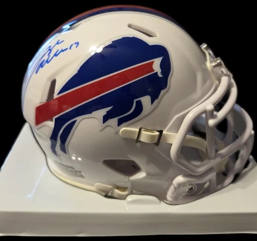 Josh Allen Buffalo Bills signed mini helmet Fanatics COA