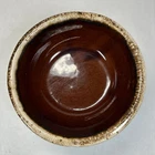 Vintage Hull Pottery Brown Drip Glaze Small Bowl 7” Small Chip