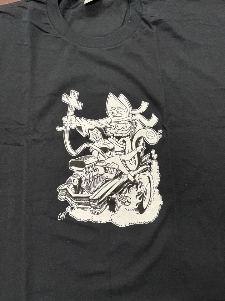 CAMISETA POP CARTEL MÓVIL COOP DEVIL PAPE PARA HOMBRE TALLA XXL HECHA EN EE. UU. De colección Foto 2 de 4