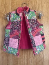 Lilly Pulitzer Little Girls Size 2/3 Patchwork And Pink Cotton Reversible Vest