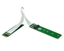 M.2 NVME Extender,NGFF M-Key PCIe SSD Extention Card with Anti Silver