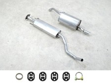 Auspuff SET Neu für Nissan Micra 3 C+C K12 1.6 160 SR Mitteltopf Endtopf Anbaut.
