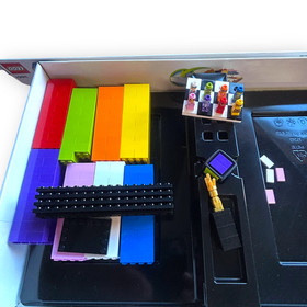 Lego Champion Game includes 5 Fun Family Challenges #3861 Missing Some Pieces