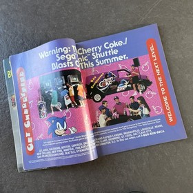 VTG Sega Visions Video Game Magazine August September 1993 Sports Mortal Kombat