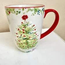 Pioneer Woman Christmas Tree Coffee Latte Jumbo Mug Cup 24 Oz Large Tea