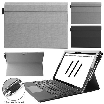 Laptop Case for Microsoft Surface Pro 12-inch PU Leather Tablet Protective Cover