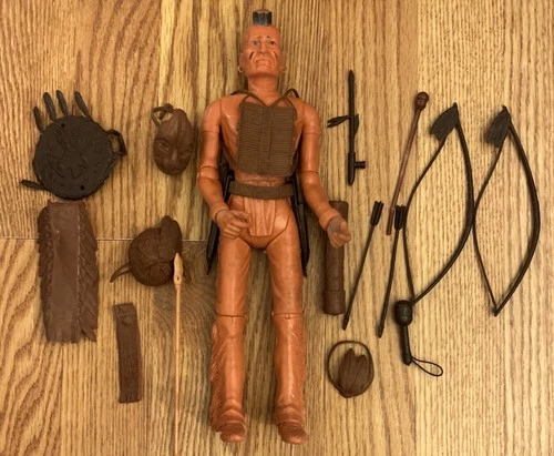 Marx JOHNNY WEST Best Of The West Fighting Eagle With Earrings And Accessories