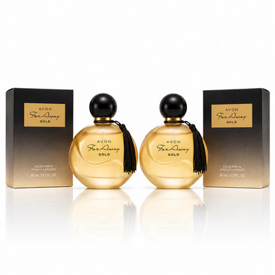 2 PACK  Avon Far Away Gold EDP 1.7 oz 50ml Spray Women Perfume Lot Bundle NEW