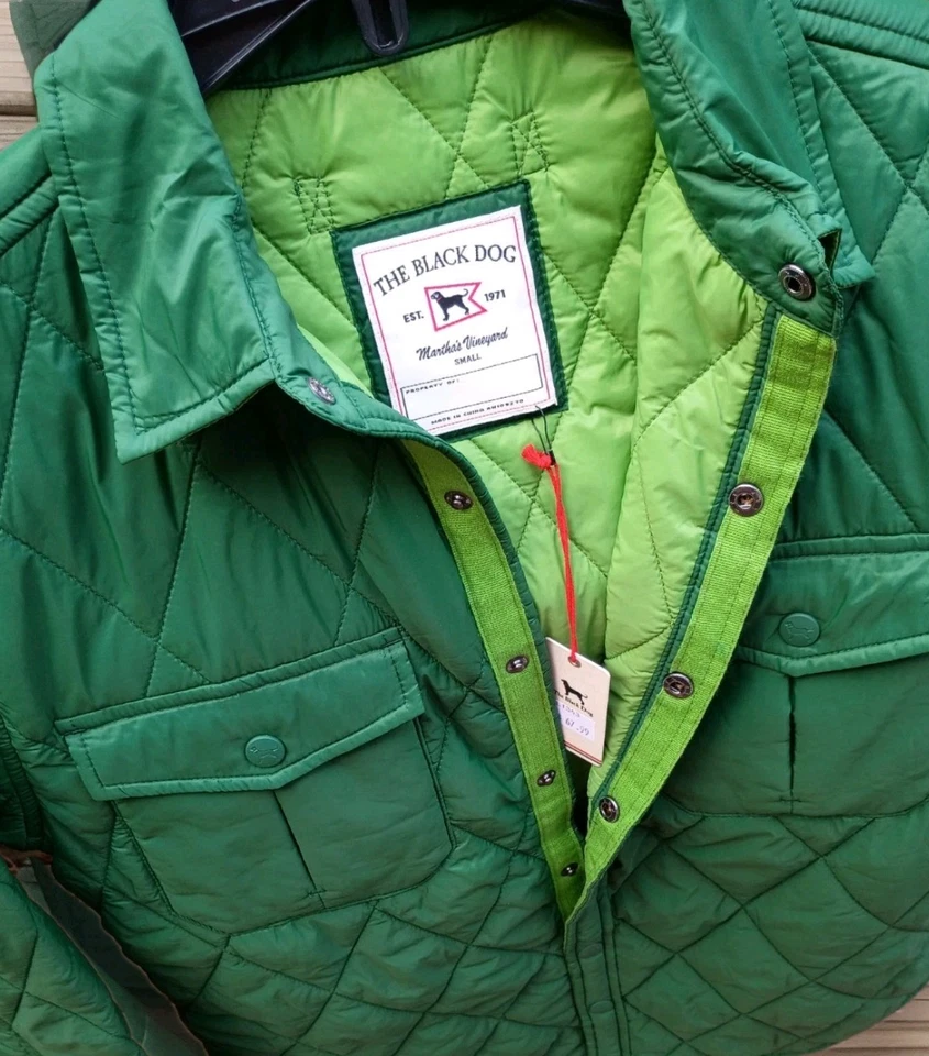 Chaqueta de Trail Acolchada Aislada para Mujer The Black Dog Increíble Pieza Talla Grande Verde Foto 2 de 4