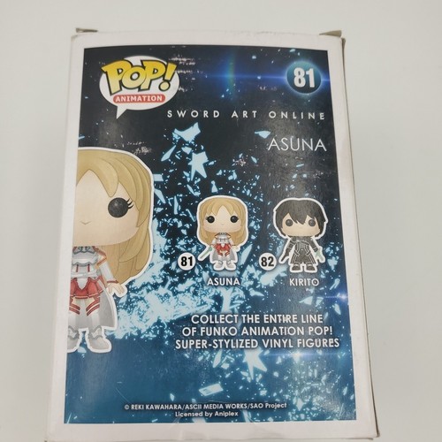 Sword Art Online - Asuna - Hot Topic Exclusive Pre-Release #81 Funko Pop! Vinyl - Picture 3 of 8