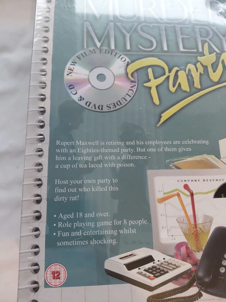 New Sealed Murder Mysetery Party Dvd Game Unopened Murder In The Office Game - Image 2 of 4