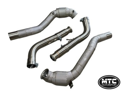 MERCEDES G63 G KOMBI DOWNPIPES MIT 200 ZELLEN HI-FLOW SPORT KATZEN & HS 2018- W464