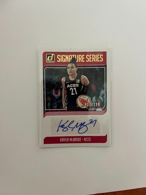 2019 Panini Donruss WNBA Autograph Kayla McBride Silver Press Proof #/199