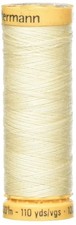 Gutermann Natural Cotton Thread 110 Yards-Ecru 103C-1240 