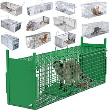 17 Type Live Animal Cage Trap Humane Rodent Cage for Most Animal Catch  Release