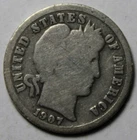 United States 1907-O Barber Dime  (C669)