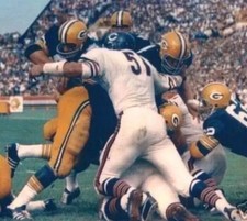 Chicago Bears Dick Butkus Vs Green Bay Packers Nfl Football 4x6 PHOTO PRINT
