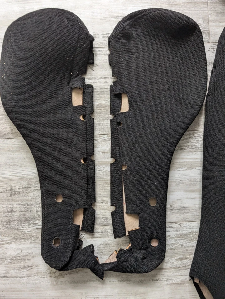 RECARO LS Lehnen Bezüge Original Schwarz VW Opel BMW Audi Ford - Bild 2 von 4