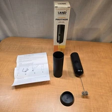 Laird Superfood Power Frother Double Whisk Blender, 19,000 RPM Compact