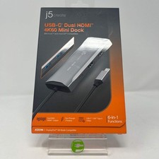 j5create USB-C Dual HDMI 4k60 Mini Dock