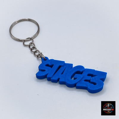Stage 3 Schlüsselanhänger Blau | Extreme Tuning Performance | 3D Druck PLA
