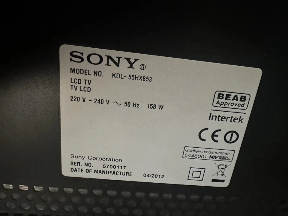 Sony Bravia KDL-55HX853 55-inch Full HD TV - Image 3 of 4