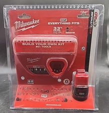 MILWAUKEE M12 BATTERY CHARGER & BATTERY CP.20 #48-59-2420 NEW