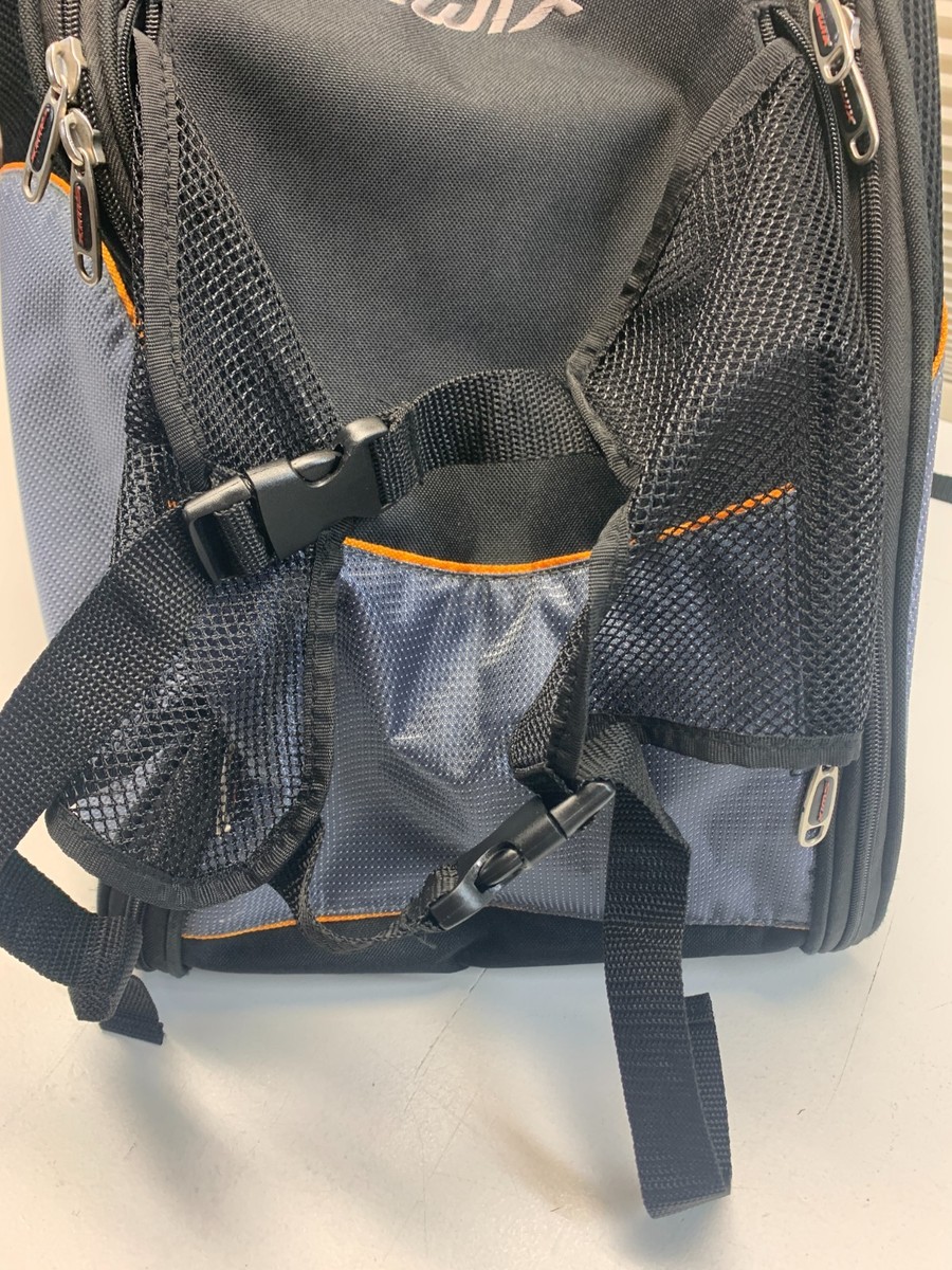 SWIX Ski Snowboard Boot & Gear Backpack Bag Black w/ Blue