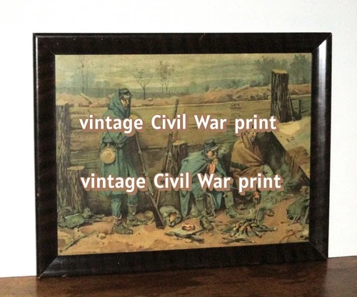 Railroad Advertising Monon CH&D Railway Civil War print Thulstrup Lincoln litho