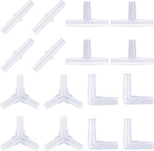 Aquarium Airline Tubing Connectors Plastic Inline Valve, Fish Tank Air Pump C...