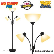 Floor Lamp Black, Standing Lamp, 71" Tall Lamps for Living Room, 3 Way Switch...
