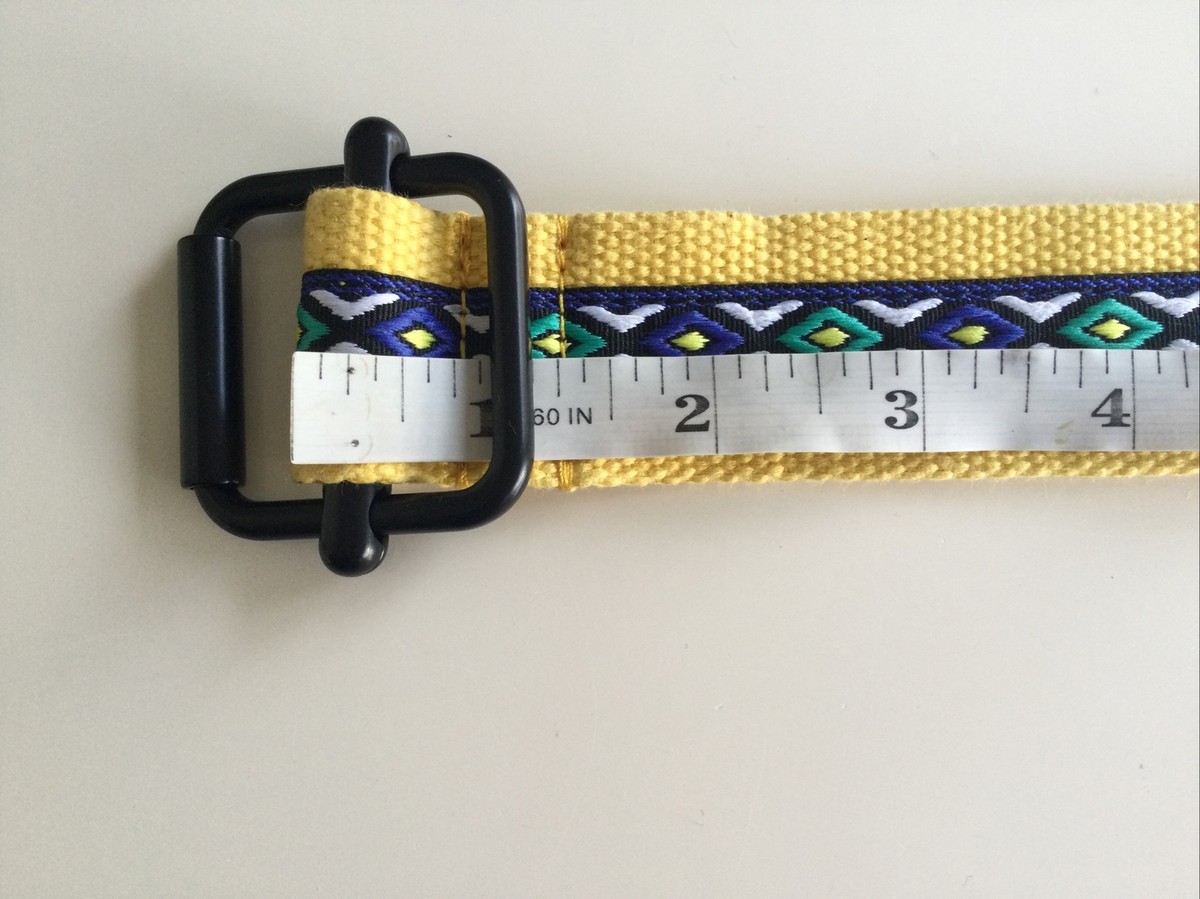 Stussy Men's Woven Taped Mustard Web Belt | eBay