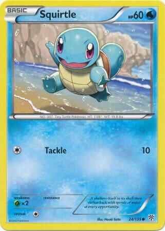 Pokemon - Squirtle - 24/135 - BW Plasma Storm - Common - Near Mint
