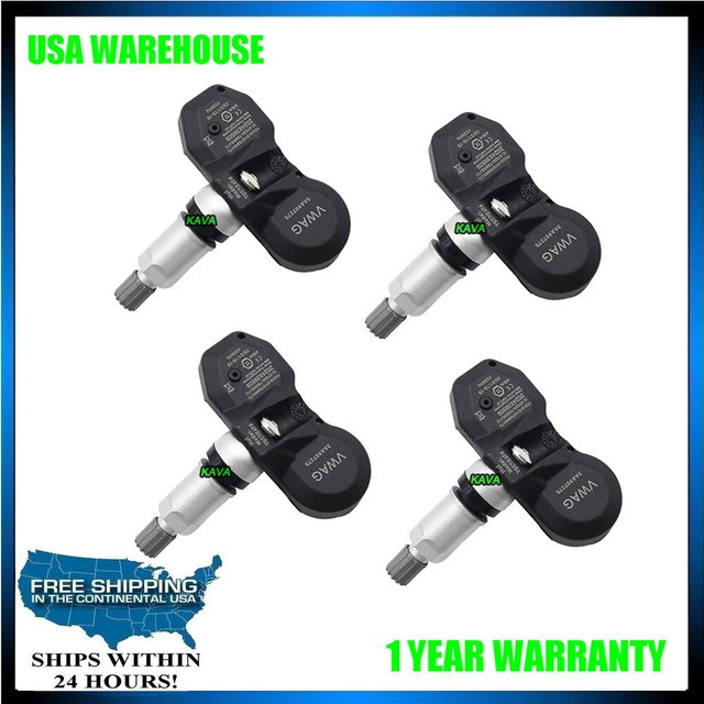 For VW Volkswagen Tiguan CC Set of 4 Tire Pressure Sensor TPMS