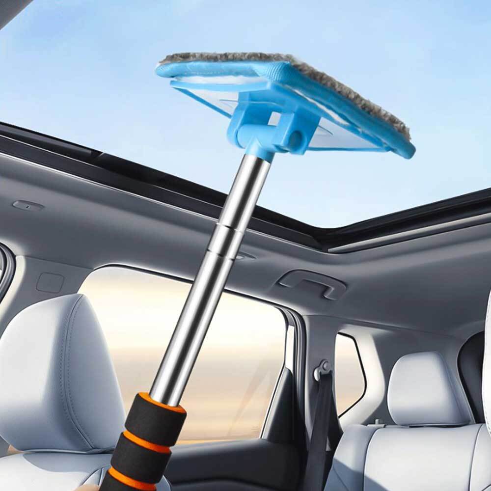 Telescopic Car Windshield Defogging Brush for Household Glass Cleaning 1Pc