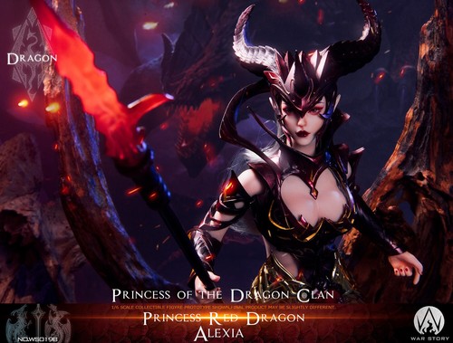 New WAR STORY WS019B 1/6 Red Dragon Princess Alexia Action Figure In Stock - Picture 5 of 19