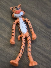 RARE Vintage RINCO Rhode Island Novelty Co Bendy Bendable Tiger Toy 4" Figure