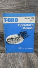 Ford New Holland Operators Manual - Series 151 Plow
