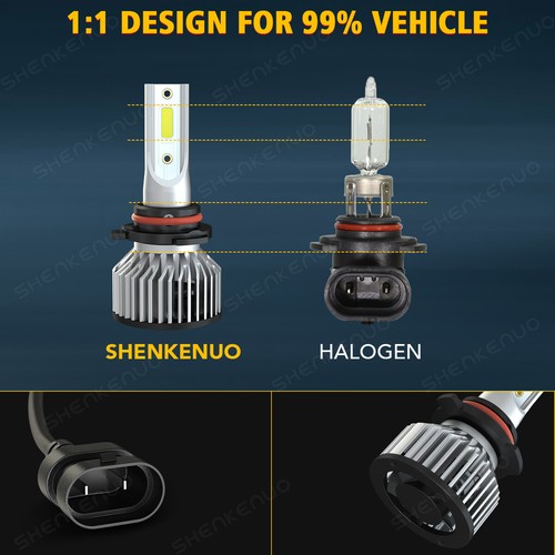 For Toyota Corolla 2009-2016 White LED Headlight High Low Beam Bulbs 9005+9006 - Picture 81 of 100