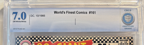 World's Finest #161 CBCS 7.0 80 Page Giant Off-White/White Pages 80PG Giant 1966 - Picture 2 of 4