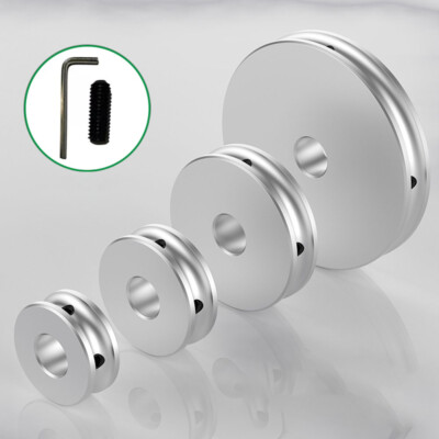 Aluminum U Groove Pulley Round/O Type Belt Drive Pulleys For