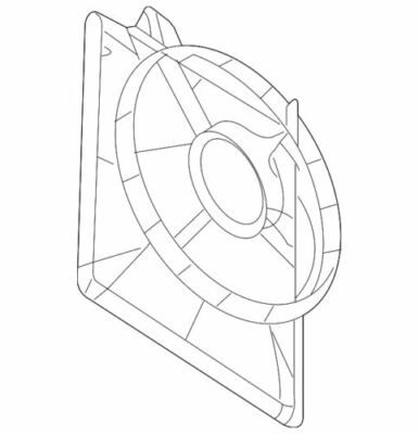 Genuine Kia Fan Shroud 25350-4D900