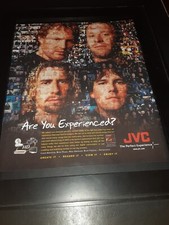 Nickelback Rare Original 2004 JVC Promo Poster Ad Framed!