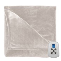 Serta 856597 Heated Electric Warming Silky Plush Blanket Throw With Programma... on sale Serta 856597 Heated Electric Warming Silky Plush Blanket Throw With Programma... on sale