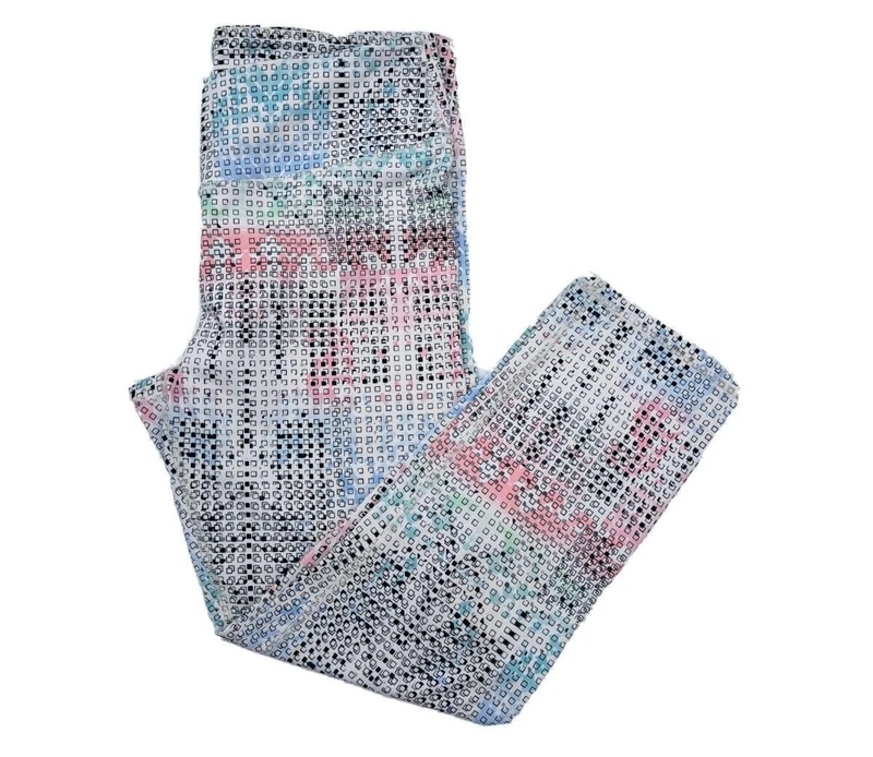 fabletics patterned crop active leggings