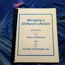 BROWN & WILLIAMSON,MANAGING A SHIFTWORK LIFESTYLE,CIRCADIAN TECHNOLOGIES,RARE,EC