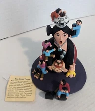 Story Teller American Legacy Southwestern Pueblo Style Pottery 11 Kids - EUC!