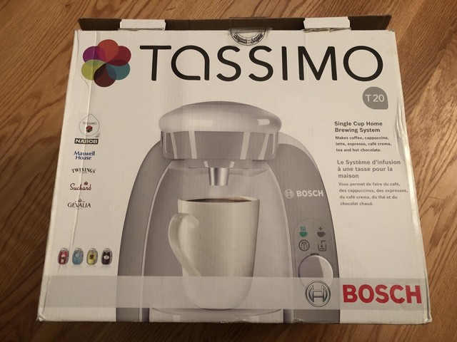 Bosch Tassimo T20 Single Cup Home Brewing System Model Tas2004ucs